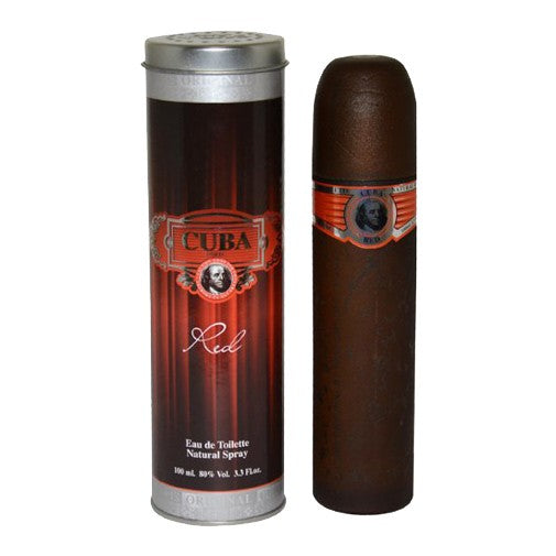 Bottle of Cuba Red by Cuba, 3.3 oz Eau De Toilette Spray for Men